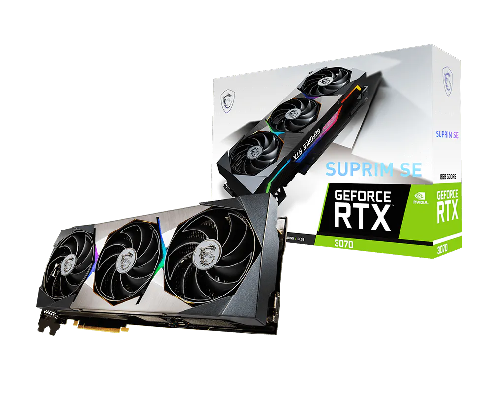 MSI GeForce RTX 3070 SUPRIM SE 8G